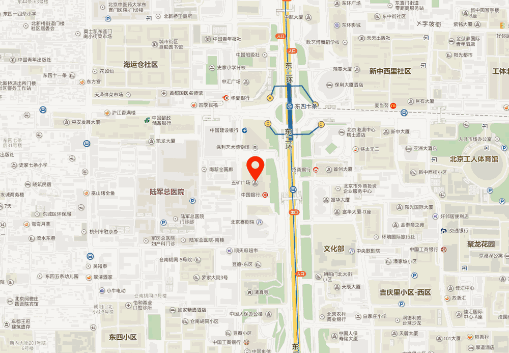 五矿广场位置地图